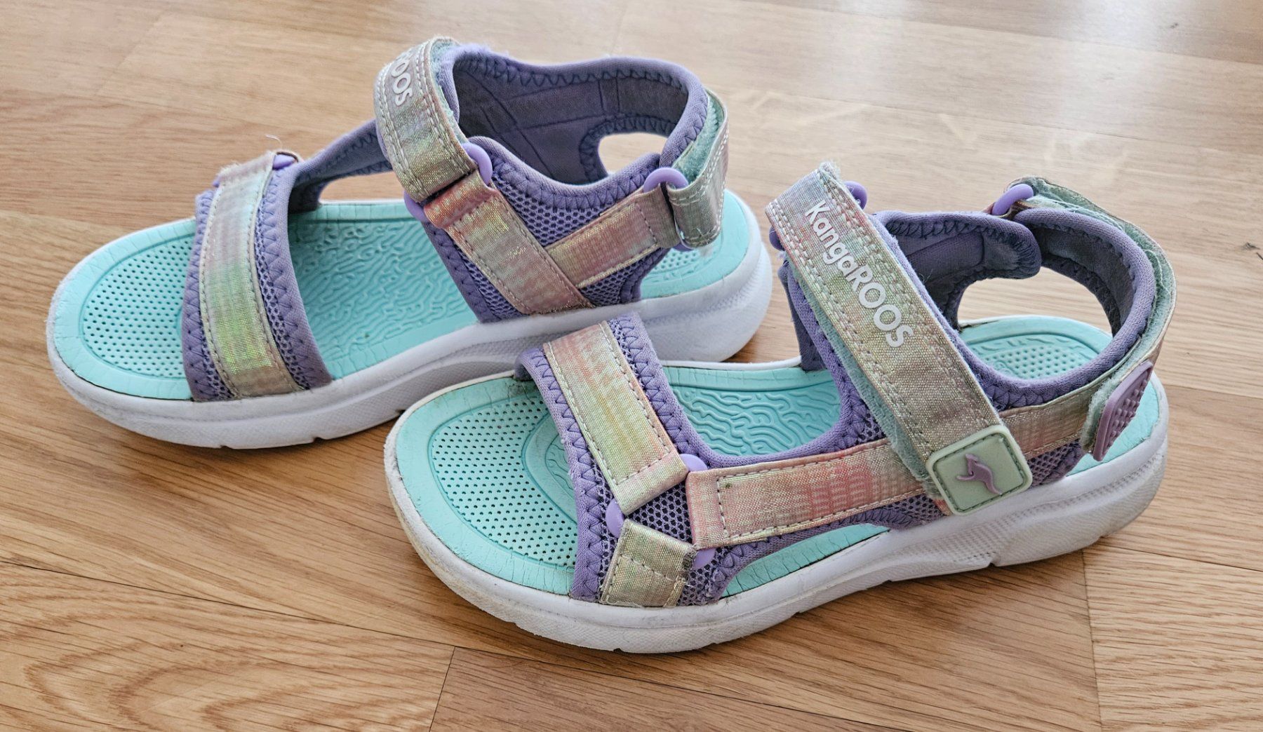 Scarpe per ragazze: KangaROOS Sandalen, Mädchen, Gr. 33, gebraucht – Usato da Bellach venduto da RE-NA 2