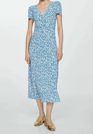 NEW - Mango Dress in Floral Blue NP: 55.-