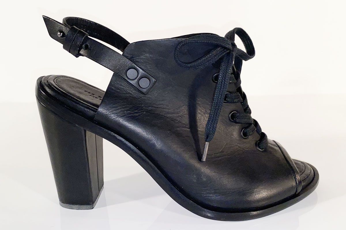Scarpe da donna: Rag & Bone Sandalen Pumps, Leder, schwarz, Gr. 41 – Usato da Ballwil venduto da ClassicGallery 1
