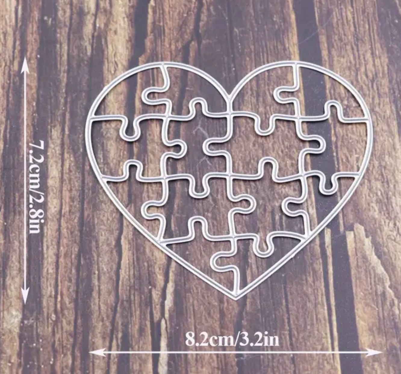 Schablonen: Herz Puzzle - Stanzschablonen – Neu und originalverpackt aus Frenkendorf von jazzplatten 1