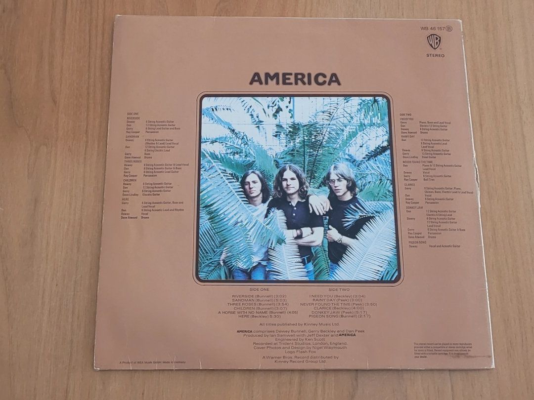 Dischi in vinile: LP  America – Usato da Martigny venduto da MZ-67 1