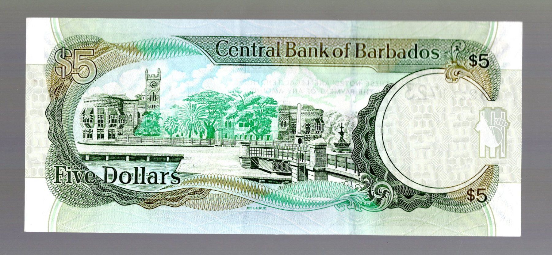 Banconote: Barbados 5 dollars 2007 UNC – Nuovo (secondo la descrizione) da Leibstadt venduto da baroc333 1