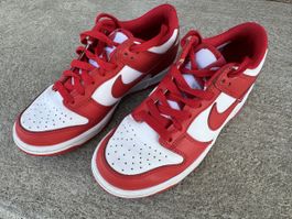 Nike Dunk Low Rot Weiss Grösse EUR35.5/US3.5Y wenig gebrauch