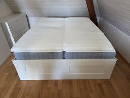 IKEA BRIMNES Bett 160 x 200, 2 Jahre alt, fast neuwertig
