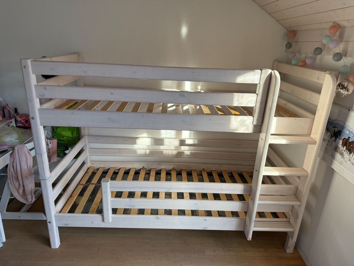 Letti: 2x FLEXA Hochbett = 1x Etagenbett – Usato da Erlach venduto da laughinggecko