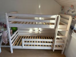 2x FLEXA Hochbett = 1x Etagenbett
