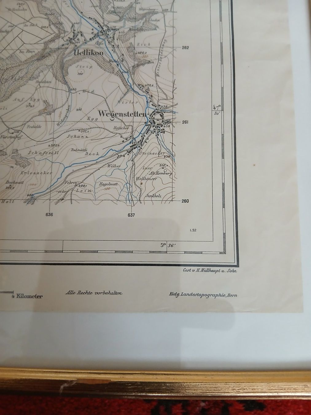 Cartes géographiques & atlas: Landkarte Maisprach – D'occasion à Sirnach par Rkressig 5