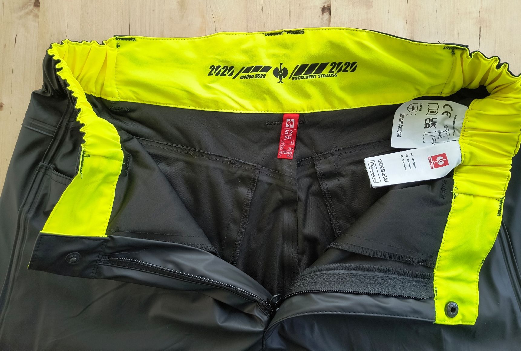 Engelbert Strauss Pantaloni: Neue Regenhose Engelbert Strauss – Nuovo (secondo la descrizione) da Langendorf venduto da thouwanda 3