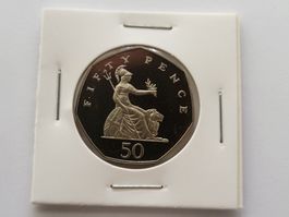 50 Pence 1989 PP