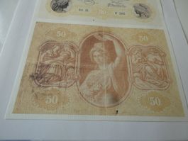 Bayern 1866, 50 Gulden - Faksimilie/Nachdruck