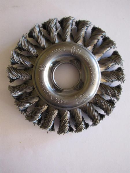 Messing Scheibenbürste 100mm - Für Metall Reinigung & Polieren