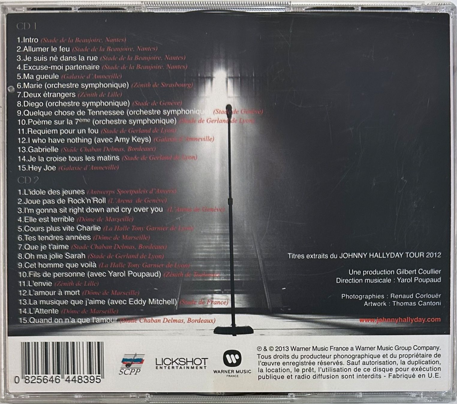 CD: Johnny Hallyday – On Stage – Usato da Martigny venduto da jereq 1