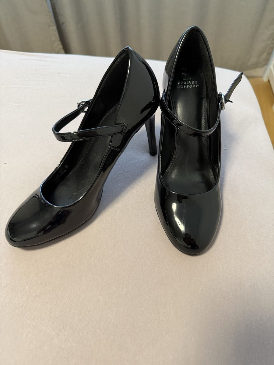 Damenschuhe: Pumps schwarz Mary Jane – Neu (gemäss Beschreibung) aus Zollikofen von Monika90 1