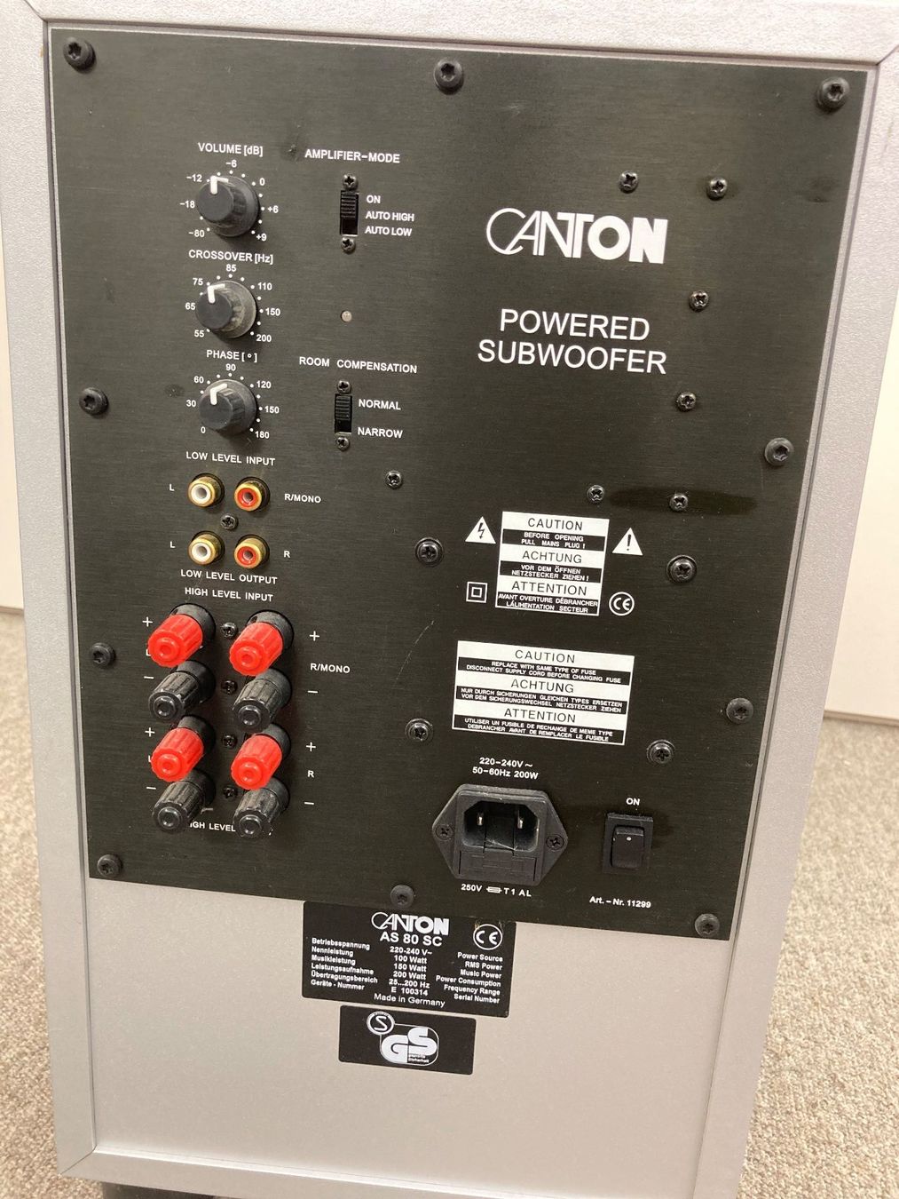 Canton Lautsprecher: Subwoofer – Gebraucht aus Wäldi von 1491Dominik 1
