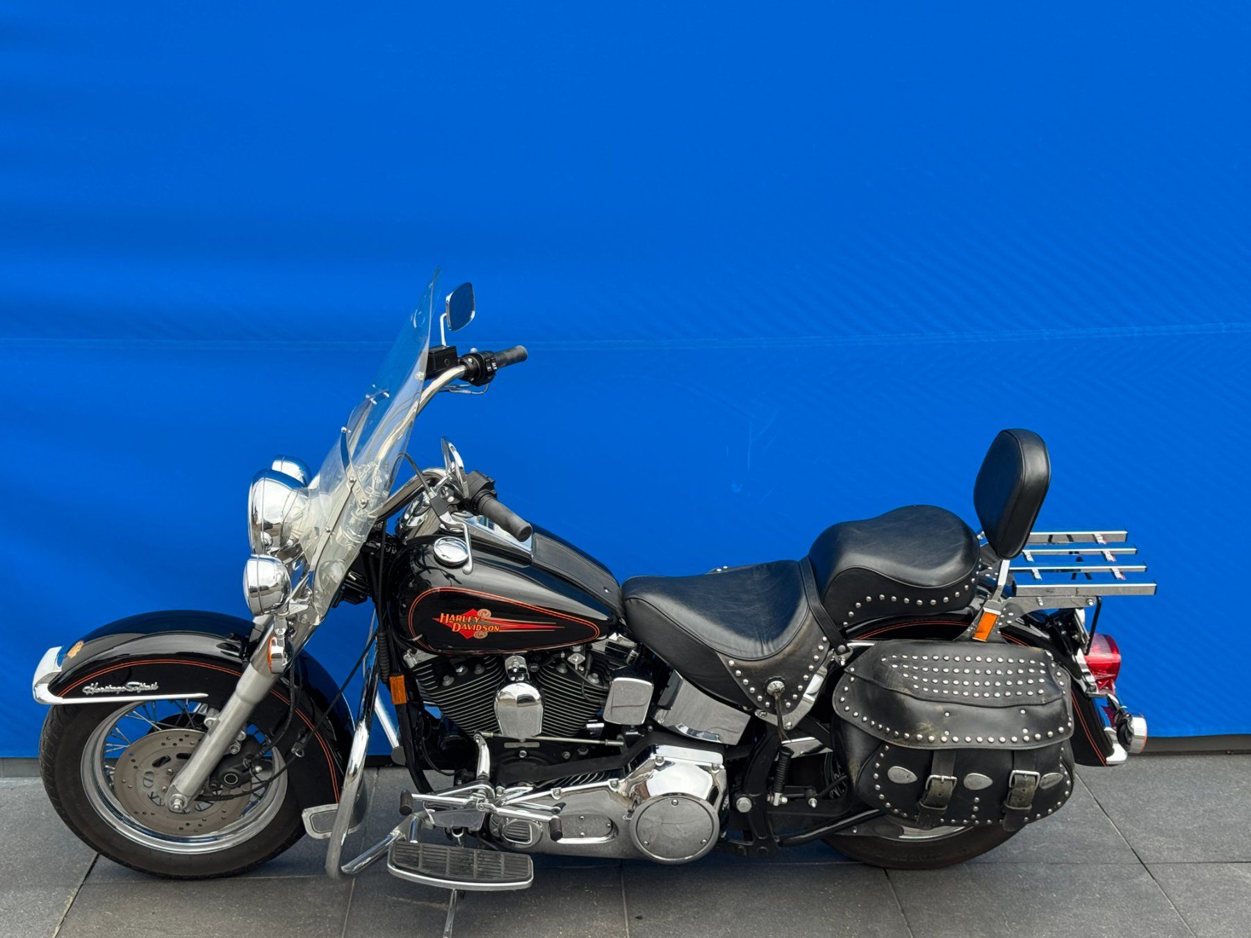 Harley-Davidson Chopper: HARLEY-DAVIDSON FLSTC Softail Classic 1340 ab MFK – Usato da Escholzmatt venduto da Wikinger11 9