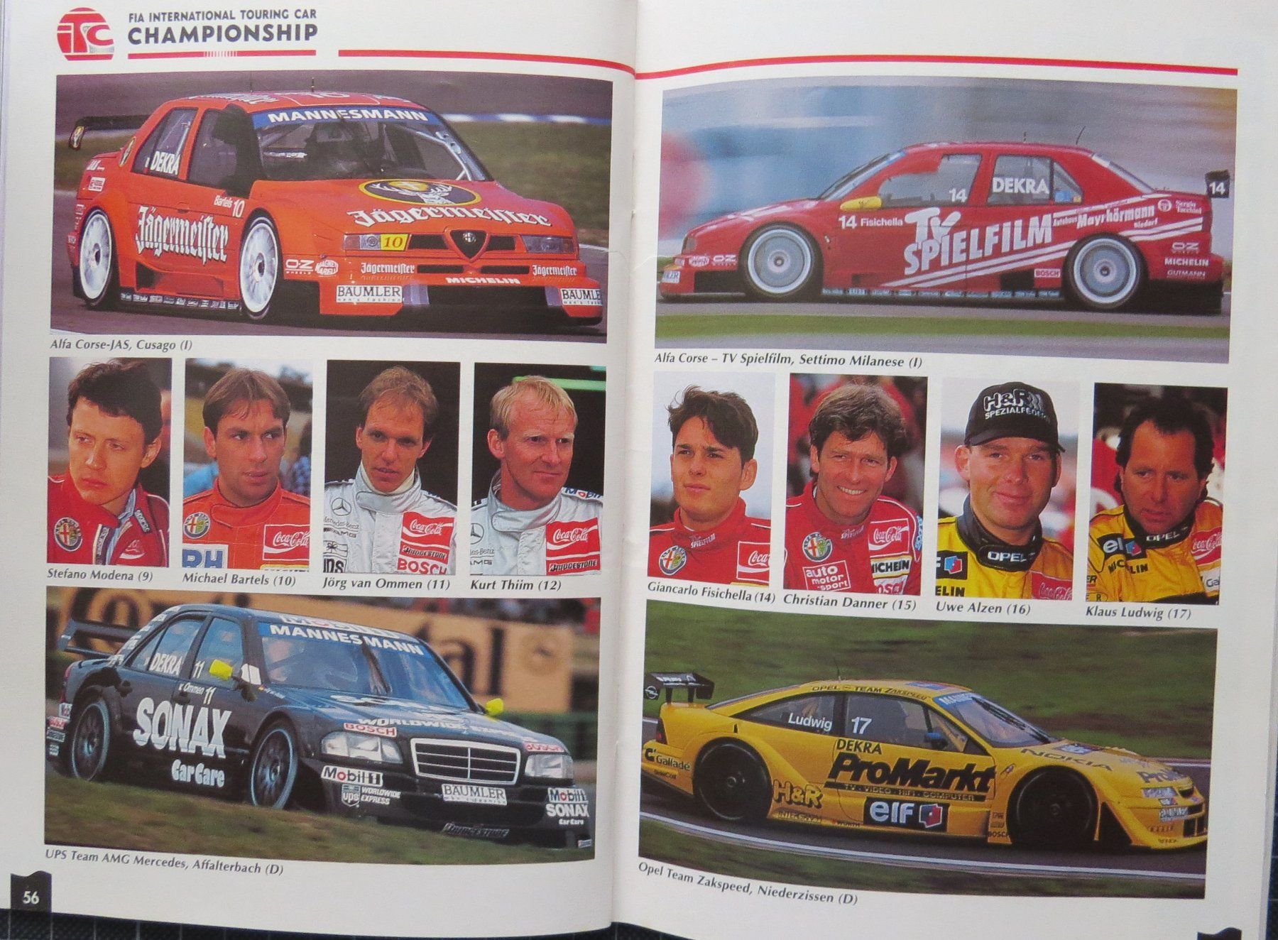 Documenti: Programm DTM in Nürnberg von 1996 inkl. Eintr.karte – Usato da Ettingen venduto da campione_1 3