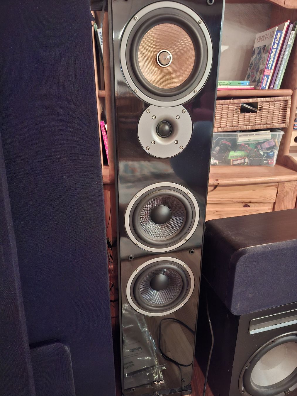 Denon Home cinéma: Denon Receiver mit 5.1 Teufel Boxen system – D'occasion à Wildensbuch par sim_5d52 1