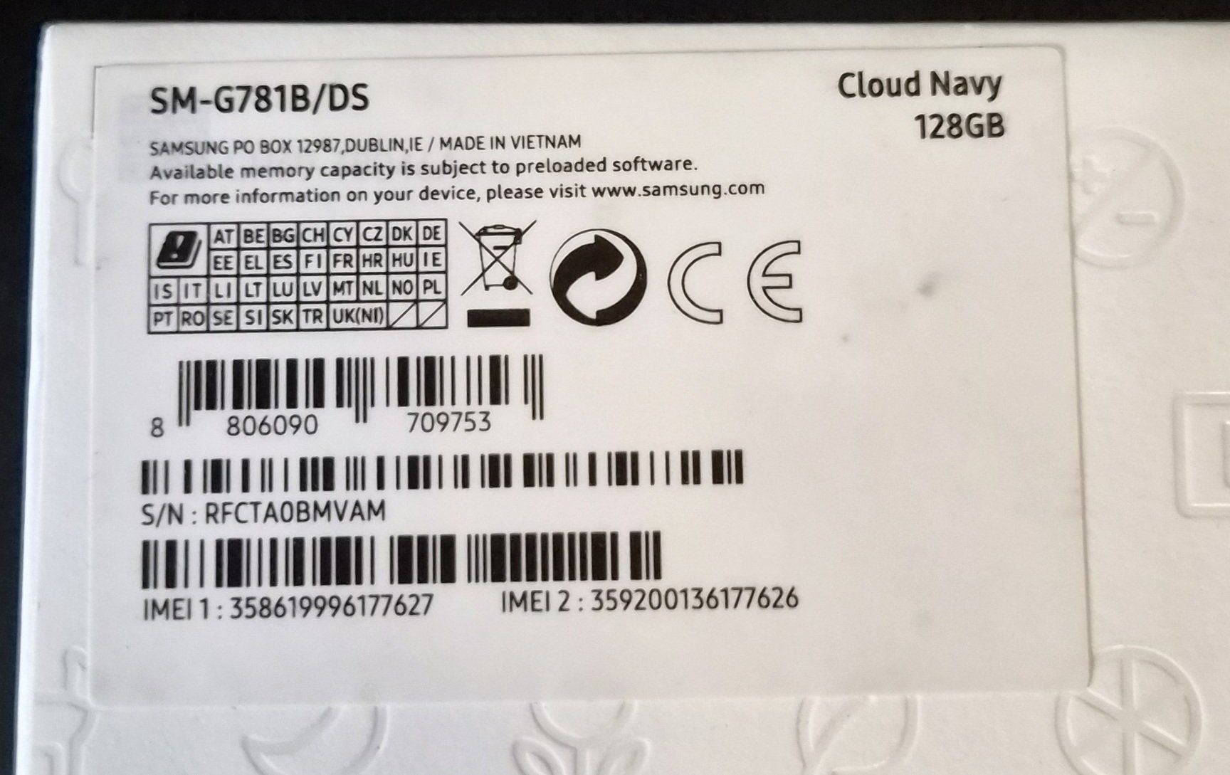 Samsung Telefoni cellulari / Smartphones: Samsung Galaxy S20 FE 5G (NEU) – Nuovo e nell'imballaggio originale da Wattwil venduto da Mibytes 1