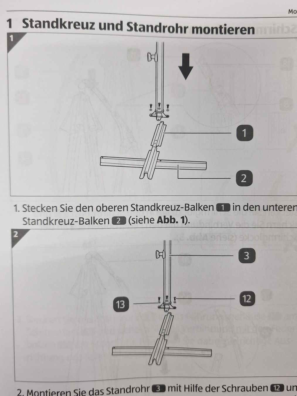 Ombrelloni: Sonnenschirm Ampelschirm – Usato da Berikon venduto da Bifi7 3