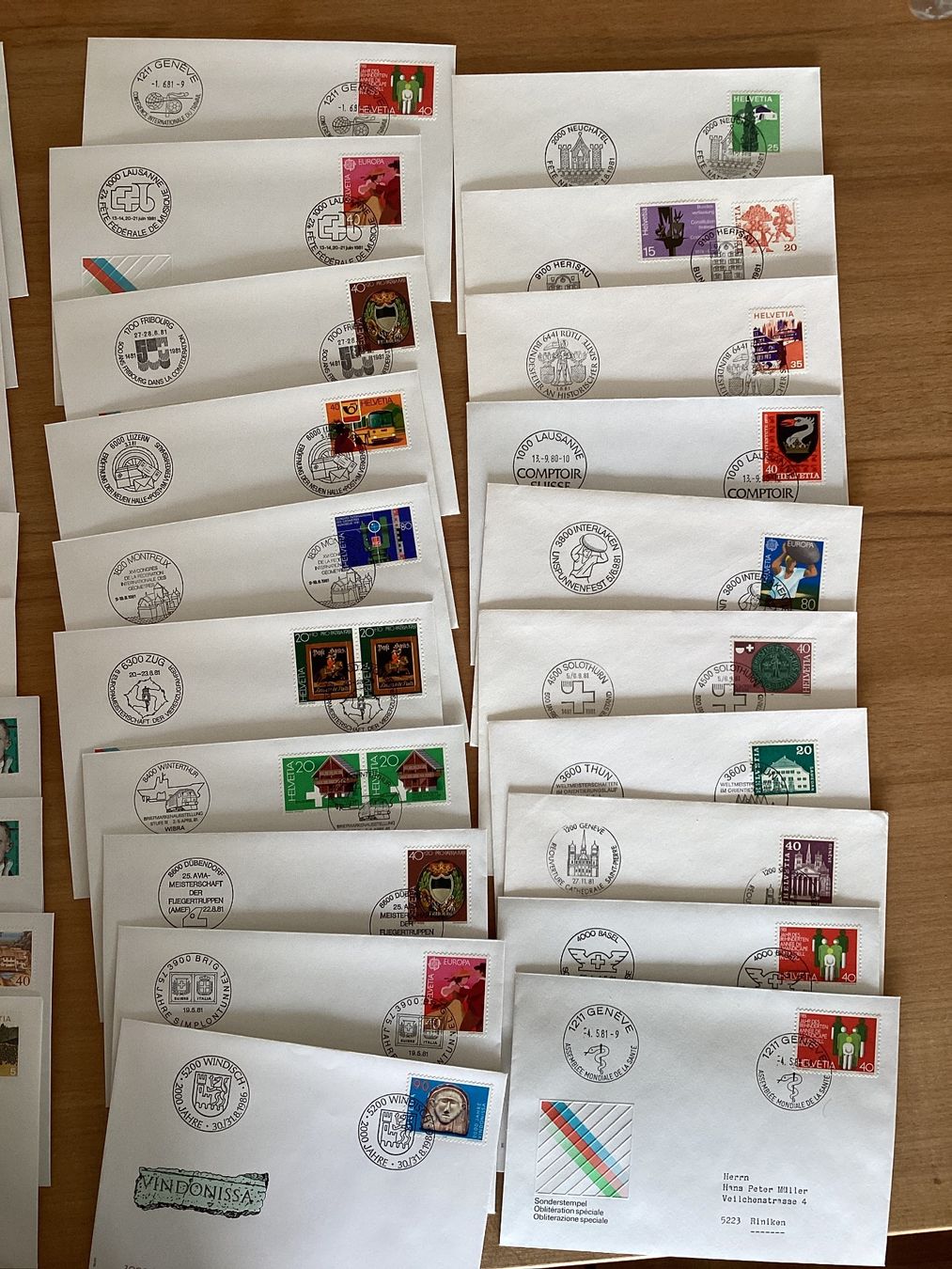 Tutti i francobolli: sonderstempel briefmarke – Usato da Reinach BL venduto da andreas_mueller 1