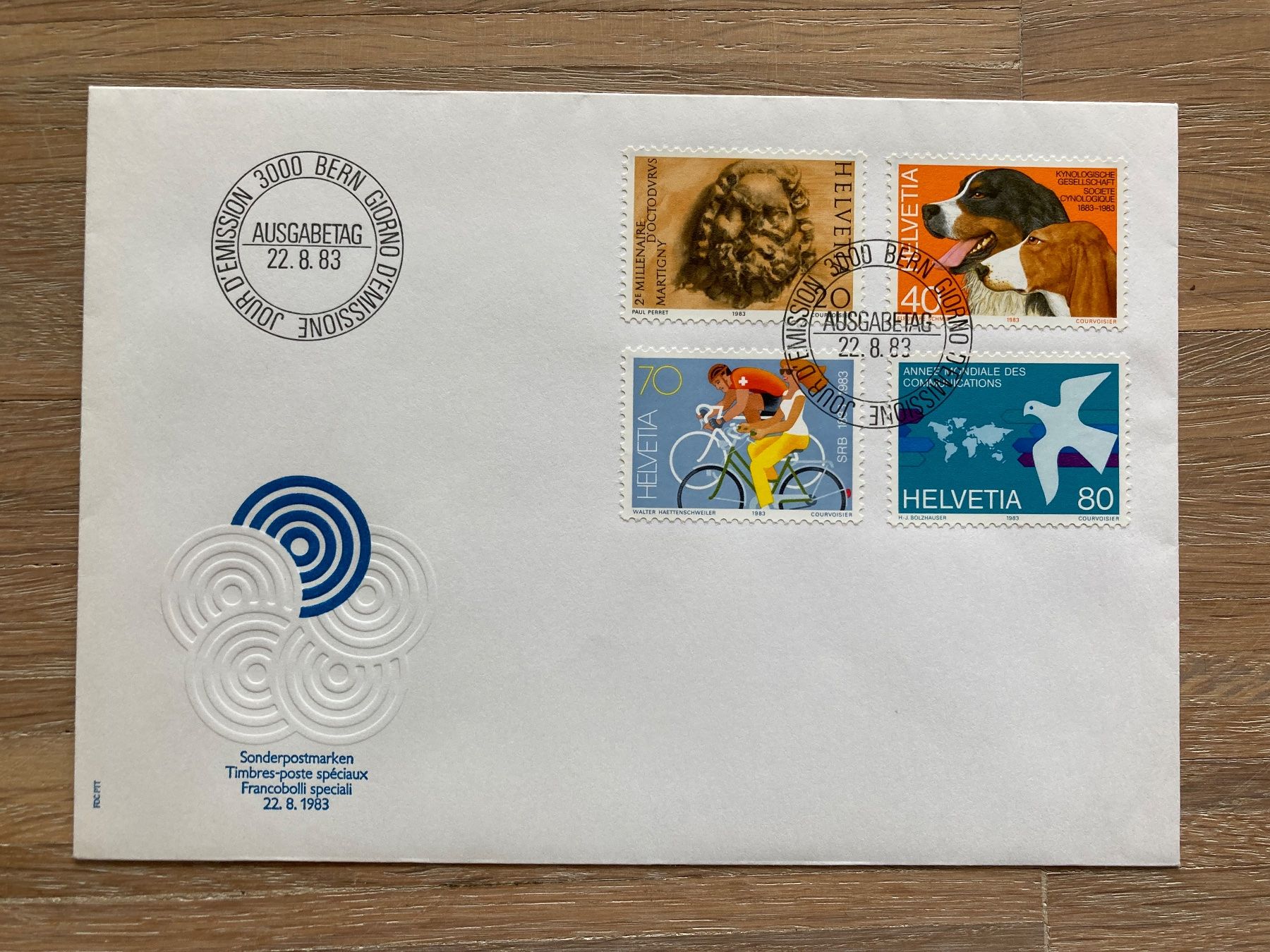 Tutti i francobolli: Ersttagsbrief FDC Schweiz – Original – Usato da Vallamand venduto da sugoi3012