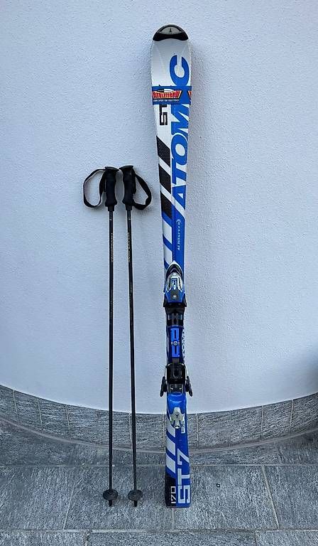Atomic Sci: Sci Atomic GS:9 178 cm + bastoni Leki, usati – Usato da Cugnasco venduto da Stefy83
