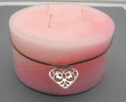3-Docht Kerze "Pink"