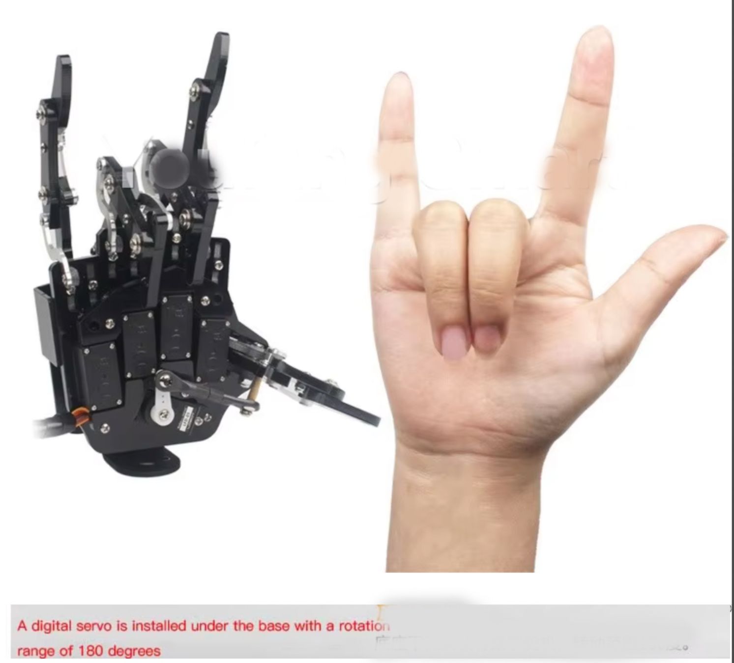 Arduino Elektronikbauteile: Arduino STM32 Bionic Robot Palm Hand Manipulator – Neu und originalverpackt aus Füllinsdorf von cabletime 3