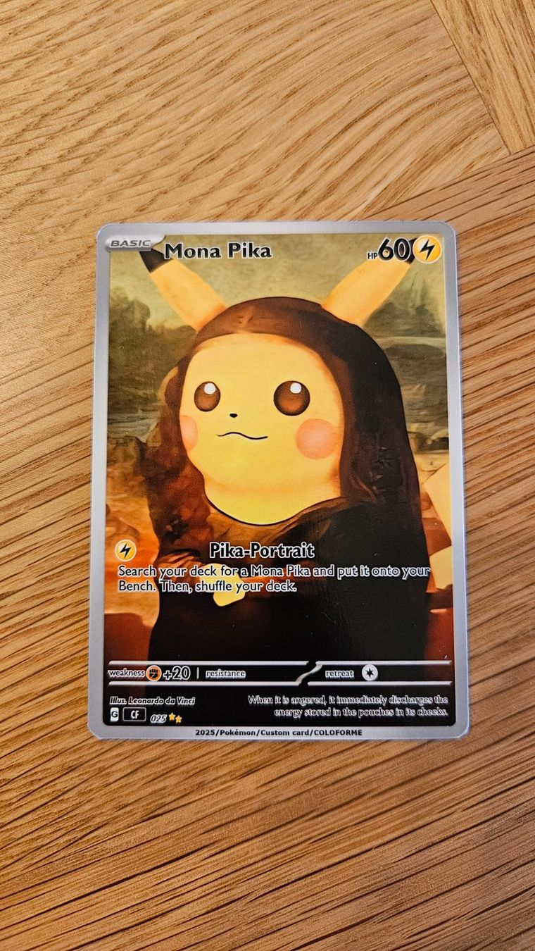 Pokémon Carte collezionabili: Mona Pika (Custom Card) – Nuovo (secondo la descrizione) da Yverdon-les-Bains venduto da sen_dh25