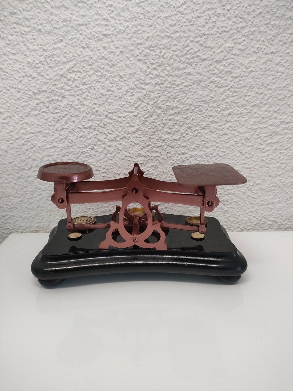 Altra tecnologia per ufficio: Nostalgische Messing Briefwaage mit Gewichten – Usato da Dietikon venduto da Tucumano1981 2