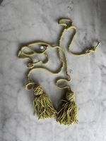 Vorhangquaste mit Kordel (2 Stk) (Zöttel, Quaste, Troddel)