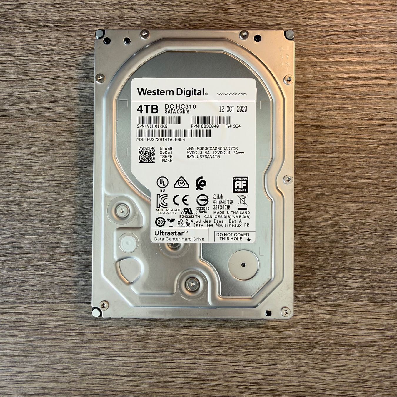 Western Digital Disques durs: HDD WD Ultrastar 4TB #2 – D'occasion à Tesserete par aughi