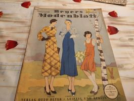 Bayers Modenblatt 1933 Heft 4 Schneider Handarbeit Design WK