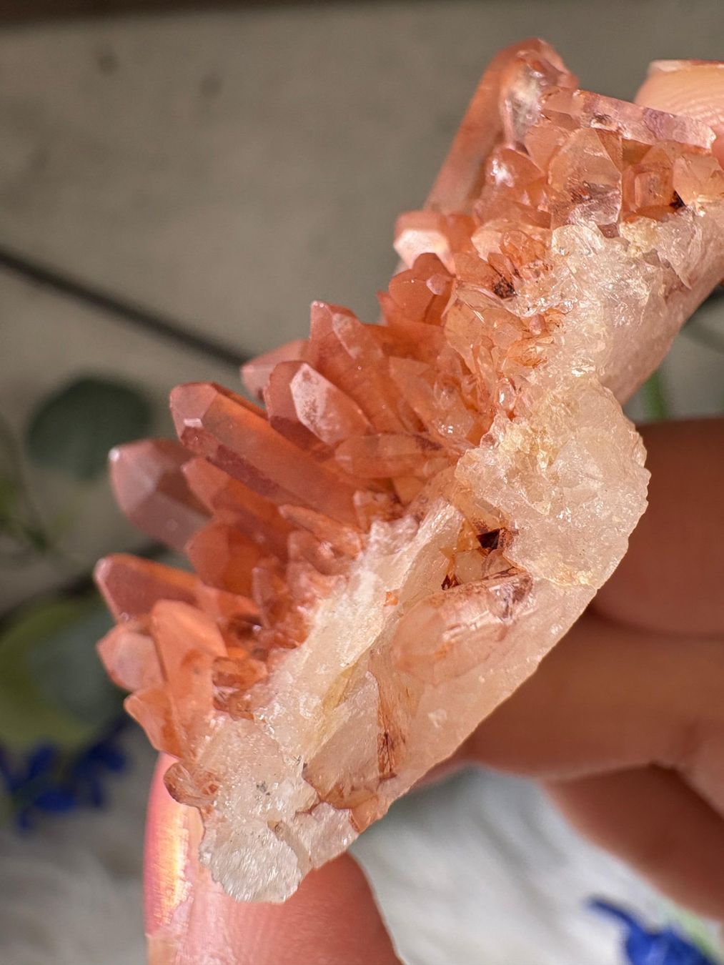 Minerali & Pietre curative: Tangerine Quarz-Cluster – Nuovo (secondo la descrizione) da Neuheim venduto da m.hald 7