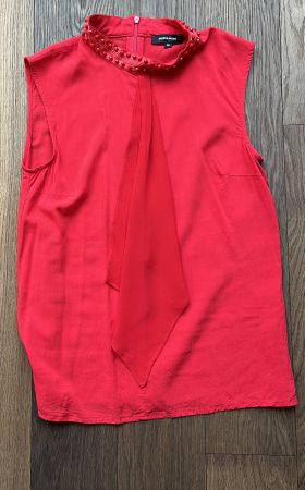 More&More Top Bluse Shirt rot 36