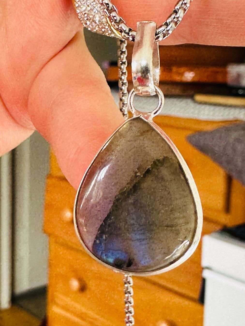 Catenine: Labradorite Gemstone Handmade Jewelry necklace – Nuovo e nell'imballaggio originale da Genève venduto da AGBERG 8