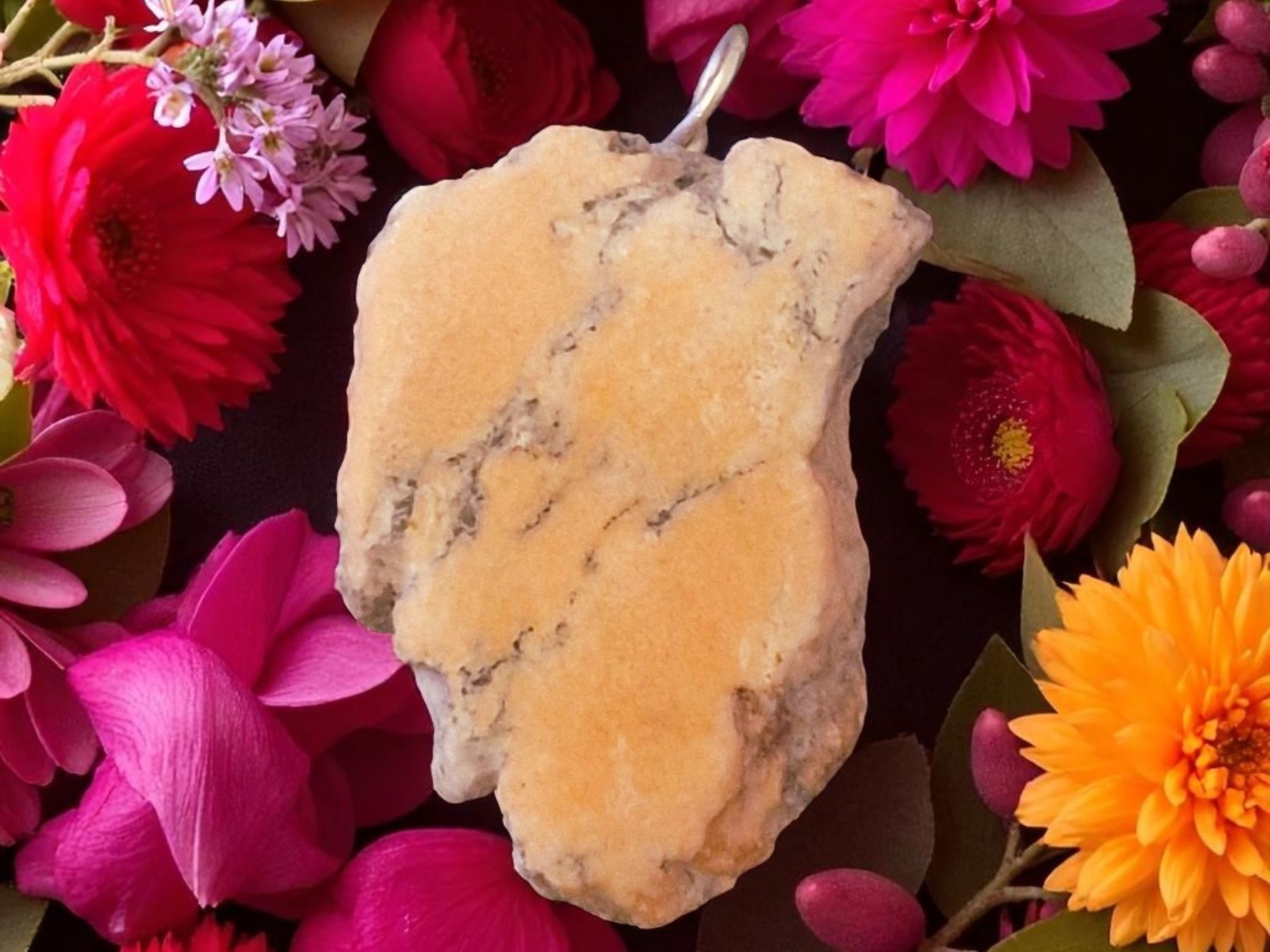 Pendentifs: Anhänger Schweizer Rosa Alabaster – Neuf avec emballage d'origine à Aarau par Schmuckhoehle_MD 1