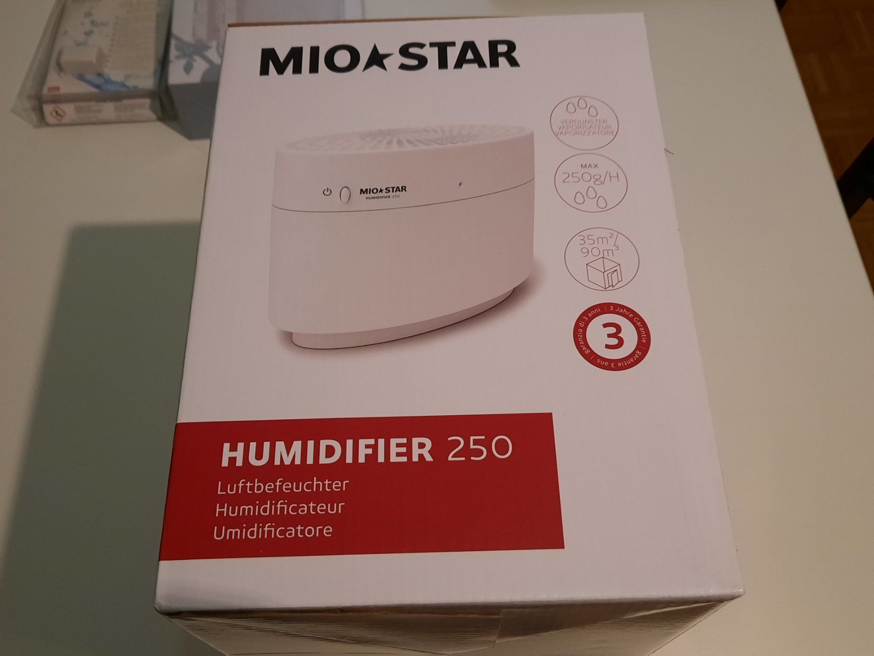 Mio Star Humidificateurs: Luftbefeuchter Humidifier 250 Miostar – Neuf (Voir description) à Luzern par brungi 3
