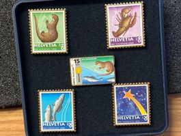 Briefmarken Pins, Helvetia Pro Juventute 1996, Top Zustand!