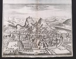 Sion Sitten Kupferstich von Merian