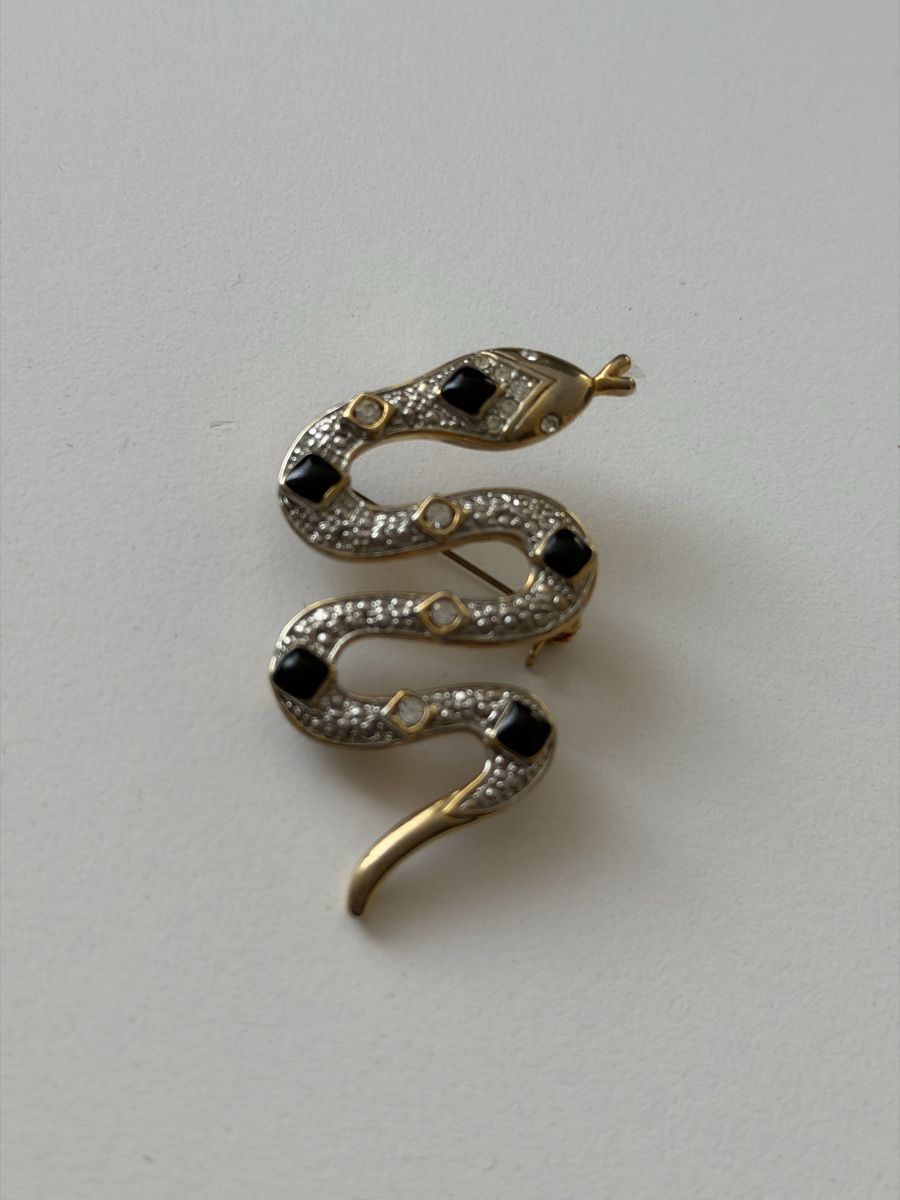 Spille & Fermagli: Schlangen-Brosche, Modeschmuck, vintage Stil. – Usato da Winterthur venduto da tat_ky5h 1