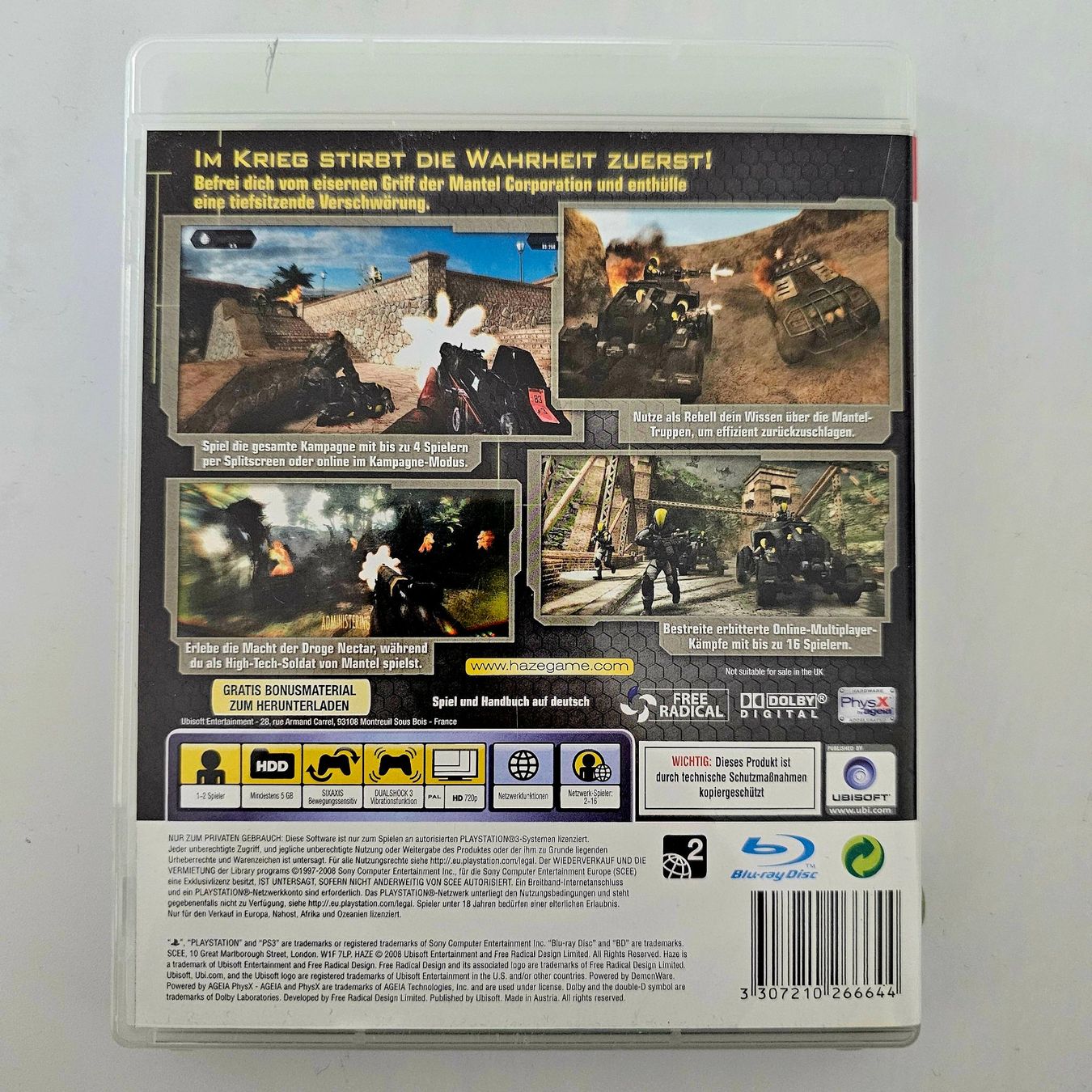 Sony Giochi: Haze (PS3) – Usato da Holziken venduto da Miglioregamesnmore 1