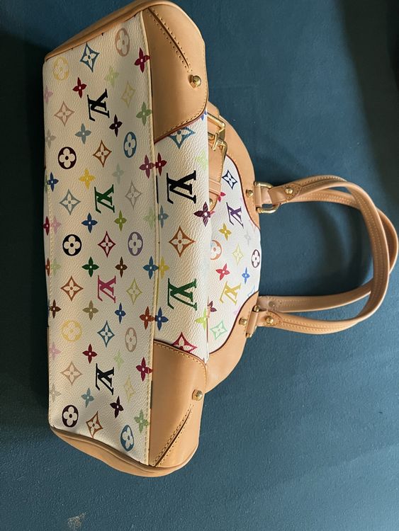 Louis Vuitton Multicolore Baguette White Leather Bag | Kaufen auf Ricardo