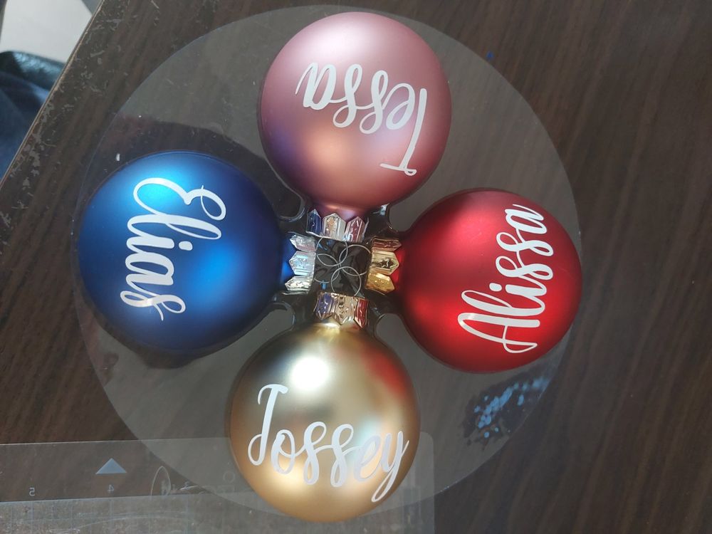 Personalisierte Weihnachtskugeln Handgemacht auf wunsch Kaufen auf