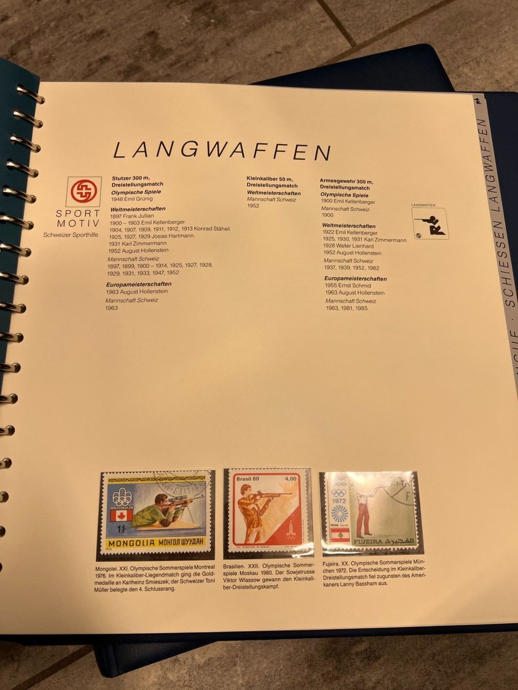 Album: Briefmarkensammlung, Olympia – Nuovo (secondo la descrizione) da Läufelfingen venduto da Zehnerlein 4