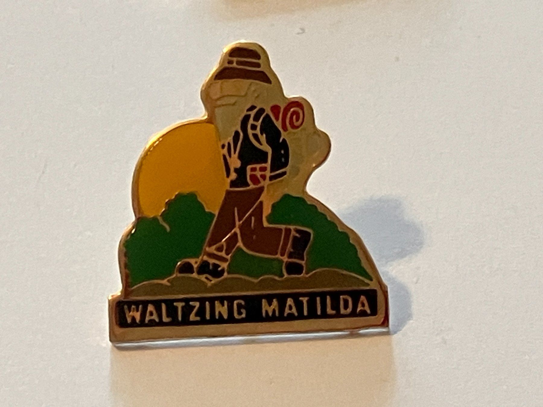 Placchette & Badge: 1 Pin Waltzing Matilda – Usato da Basel venduto da djwwpp