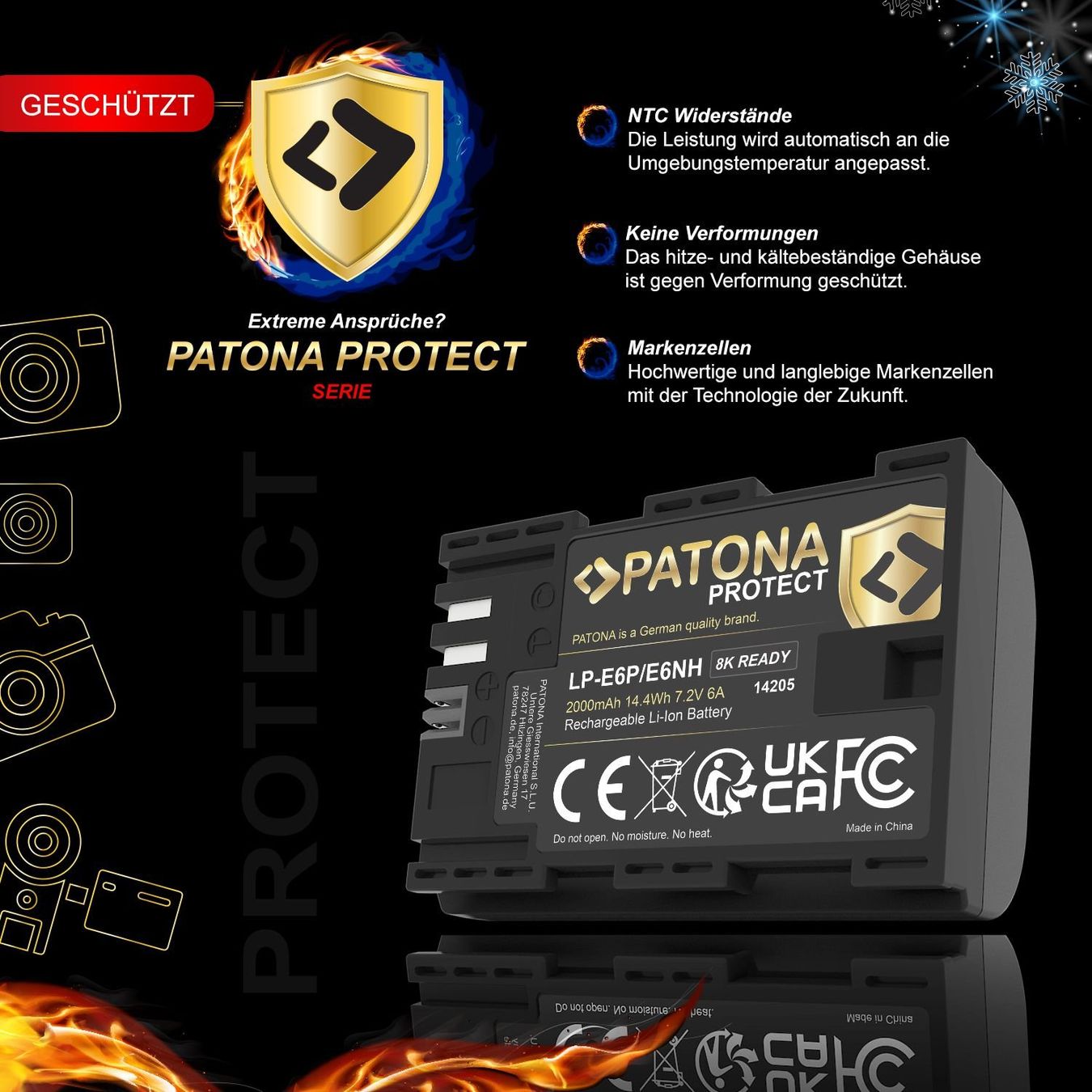 Canon Akkus: Patona Protect Akku Canon LP-E6P – Neu und originalverpackt aus Niederurnen von mowgli_1963 6