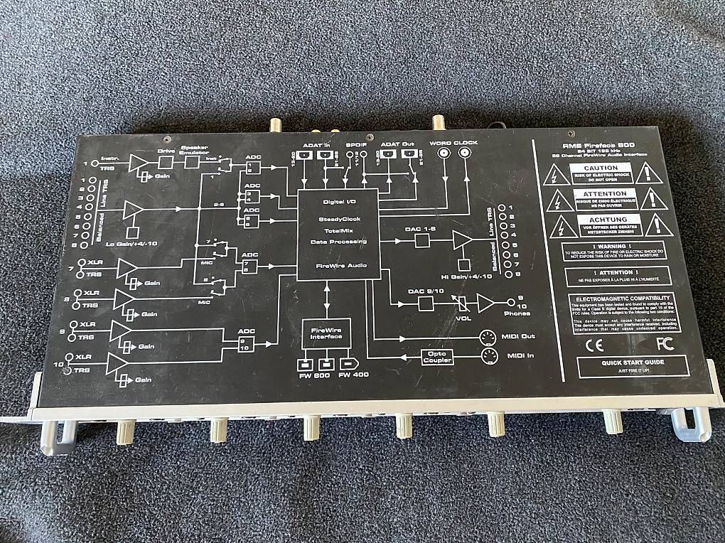 Studioequipment: Audio Interface RME FireFace 800 – Gebraucht aus Porrentruy von rcortesi 1