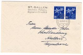 Lettre de St.Gallen BPA A351 pour Huttwil le 4.III.45