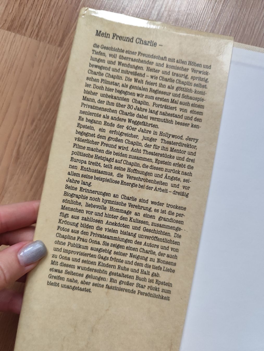 Bücher: Jerry Epstein Erinnerungen an Charlie Chaplin – Gebraucht aus Mägenwil von VintageGirly 3